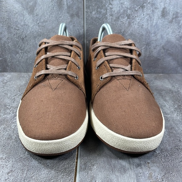 Toms Mens Payton Bark Oiled Suede Cotton Twill - Picture 2 of 8